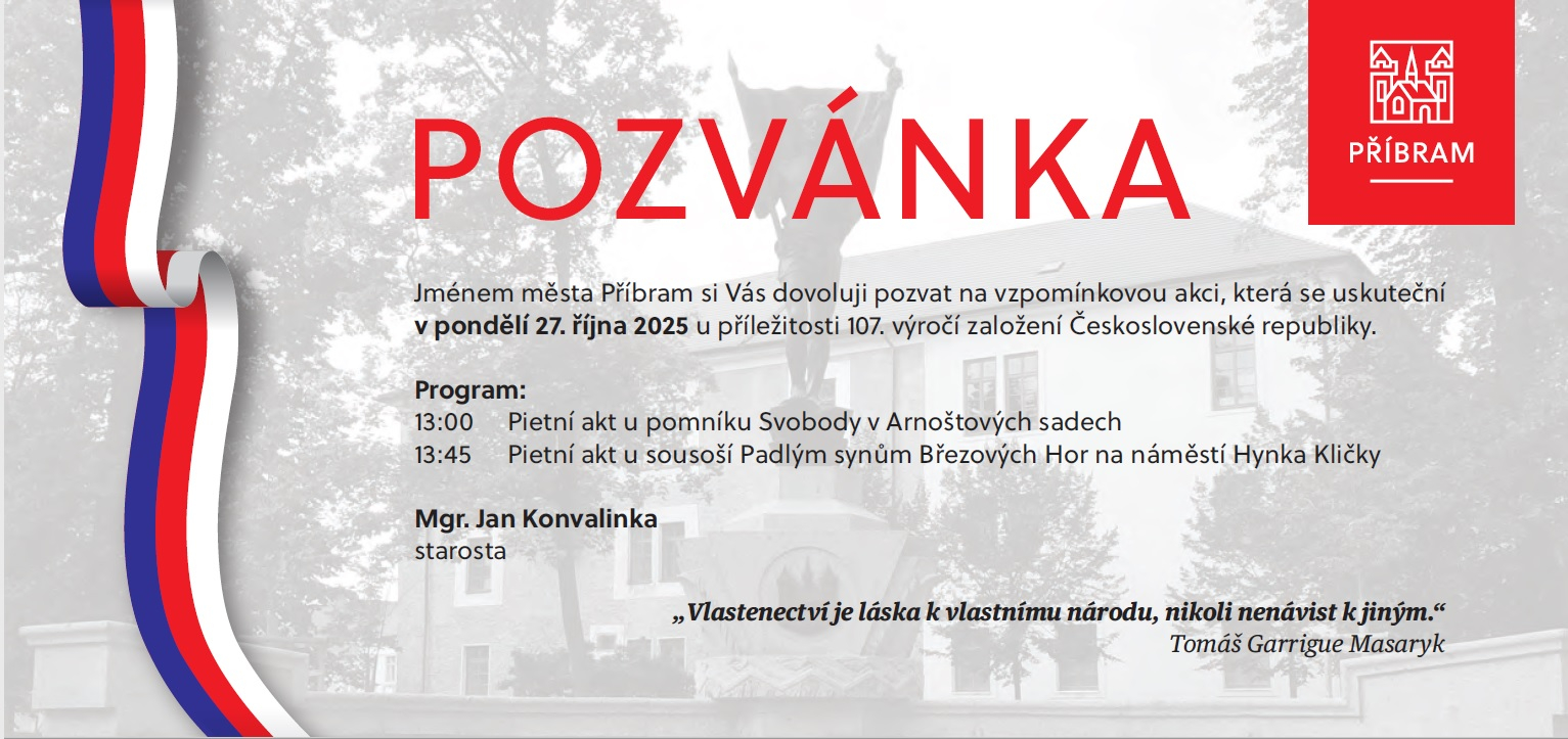 Vzpomínková akce u příležitosti 107. výročí založení Československé republiky - 1 Vzpomínková akce u příležitosti 107. výročí založení Československé republiky - 1