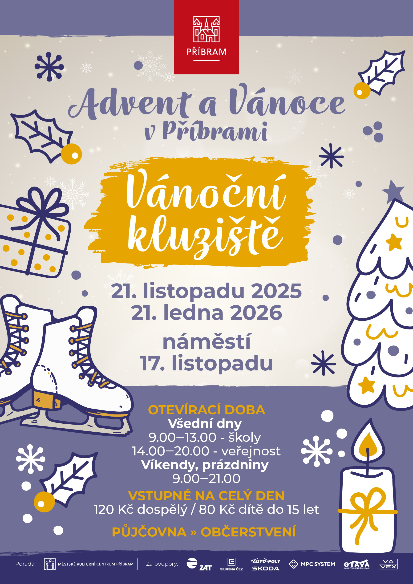 Vánoční kluziště na náměstí 17. listopadu - 1 Vánoční kluziště na náměstí 17. listopadu - 1