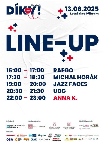 Díky fest - program 