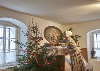 Vanoce v hornickem  domku